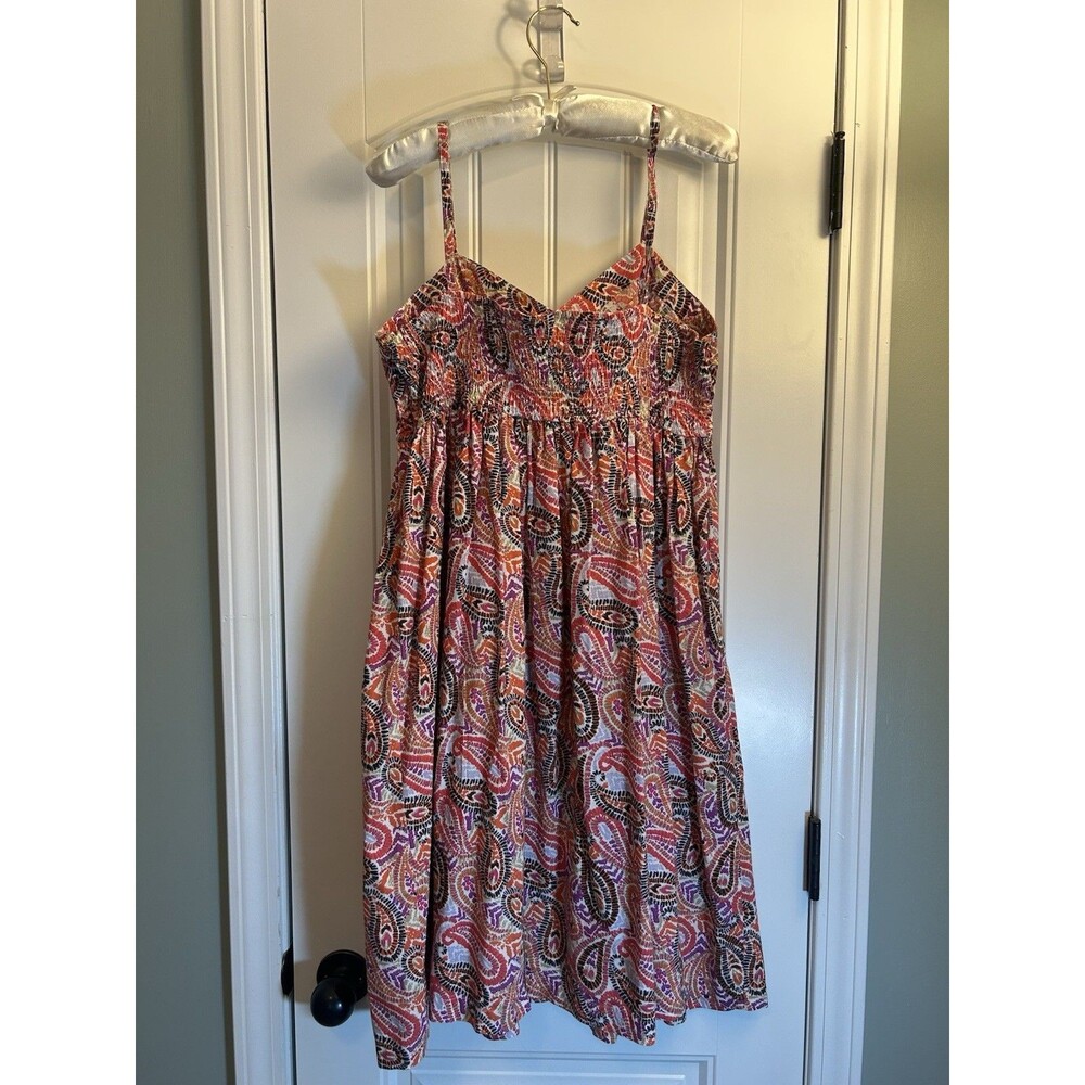 Madison Pink & Red Paisley Midi Dress - Picture 3 of 12